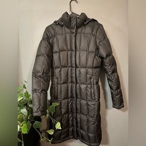 North face metropolis parka jacket— black